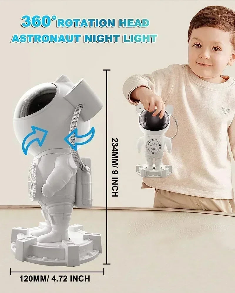Astronaut Star Galaxy Projector – Space Night Light