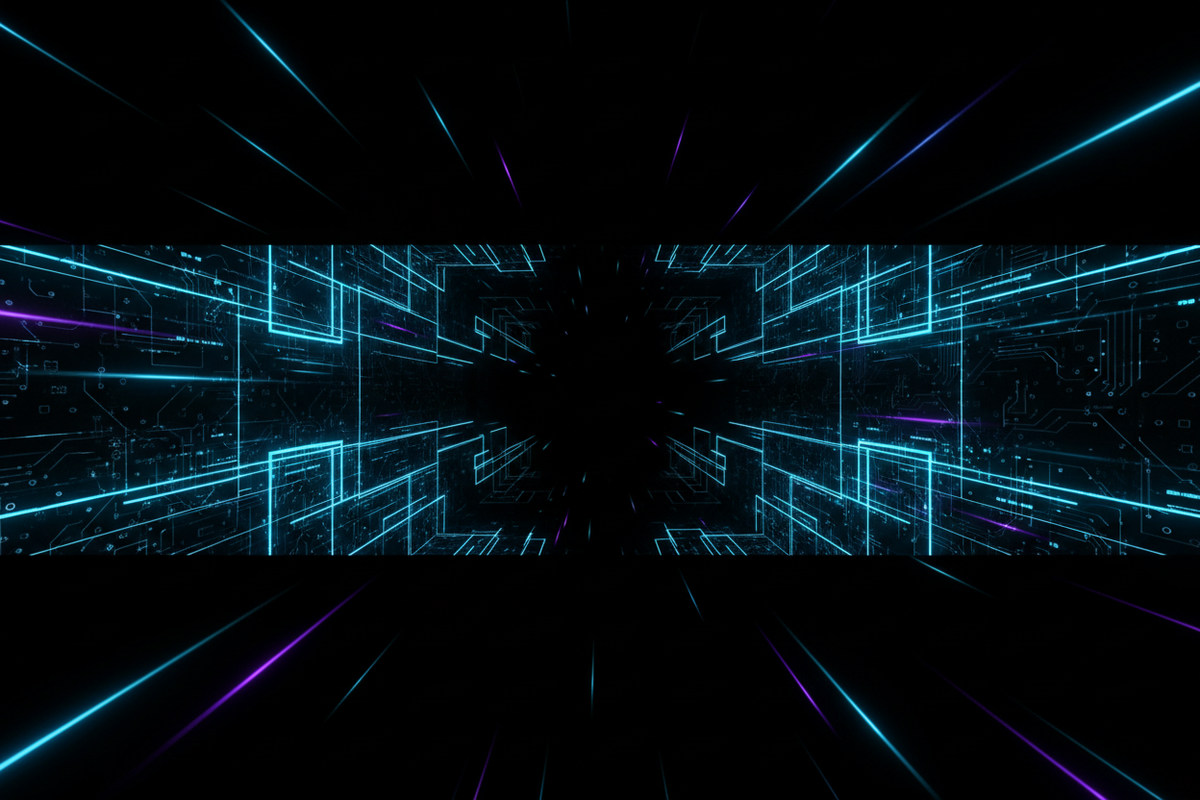 Futuristic Hero Banner Background